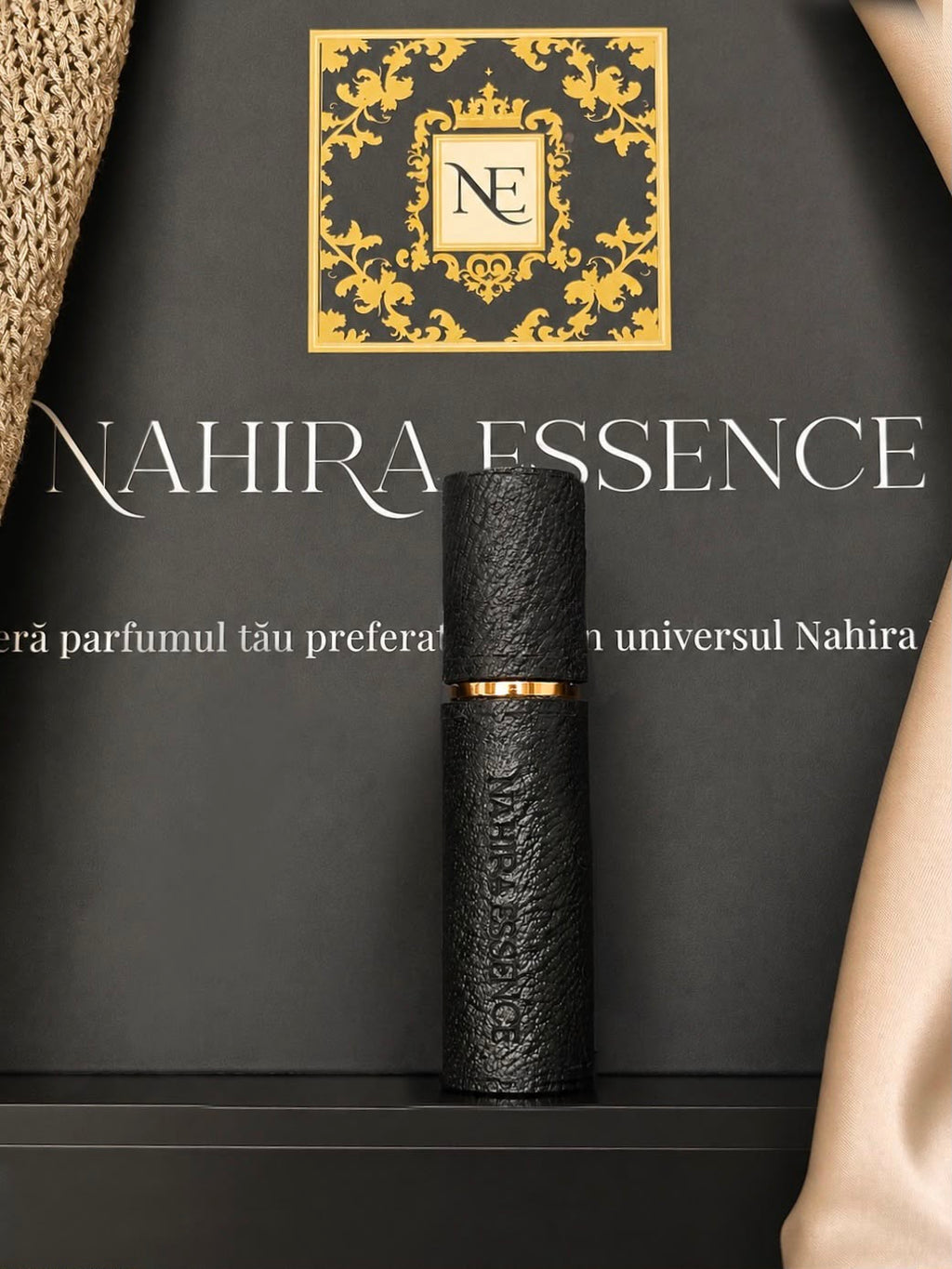 Nahira Essence - Privé | Atomizor Parfum Reîncărcabil Din Piele