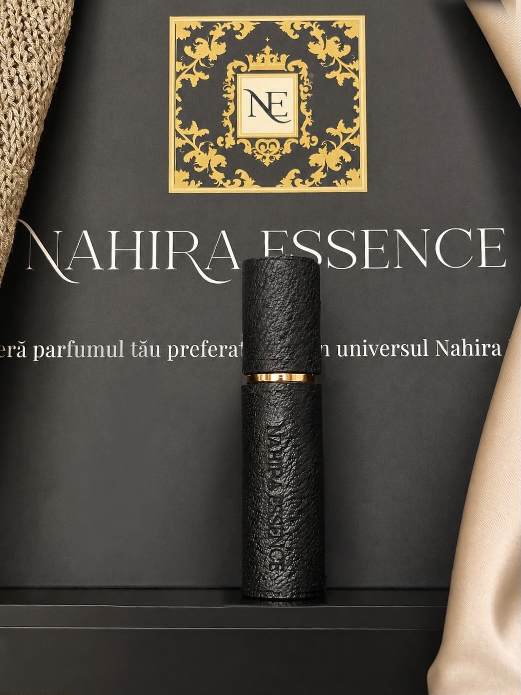 Nahira Essence - Privé | Atomizor Parfum Reîncărcabil Din Piele