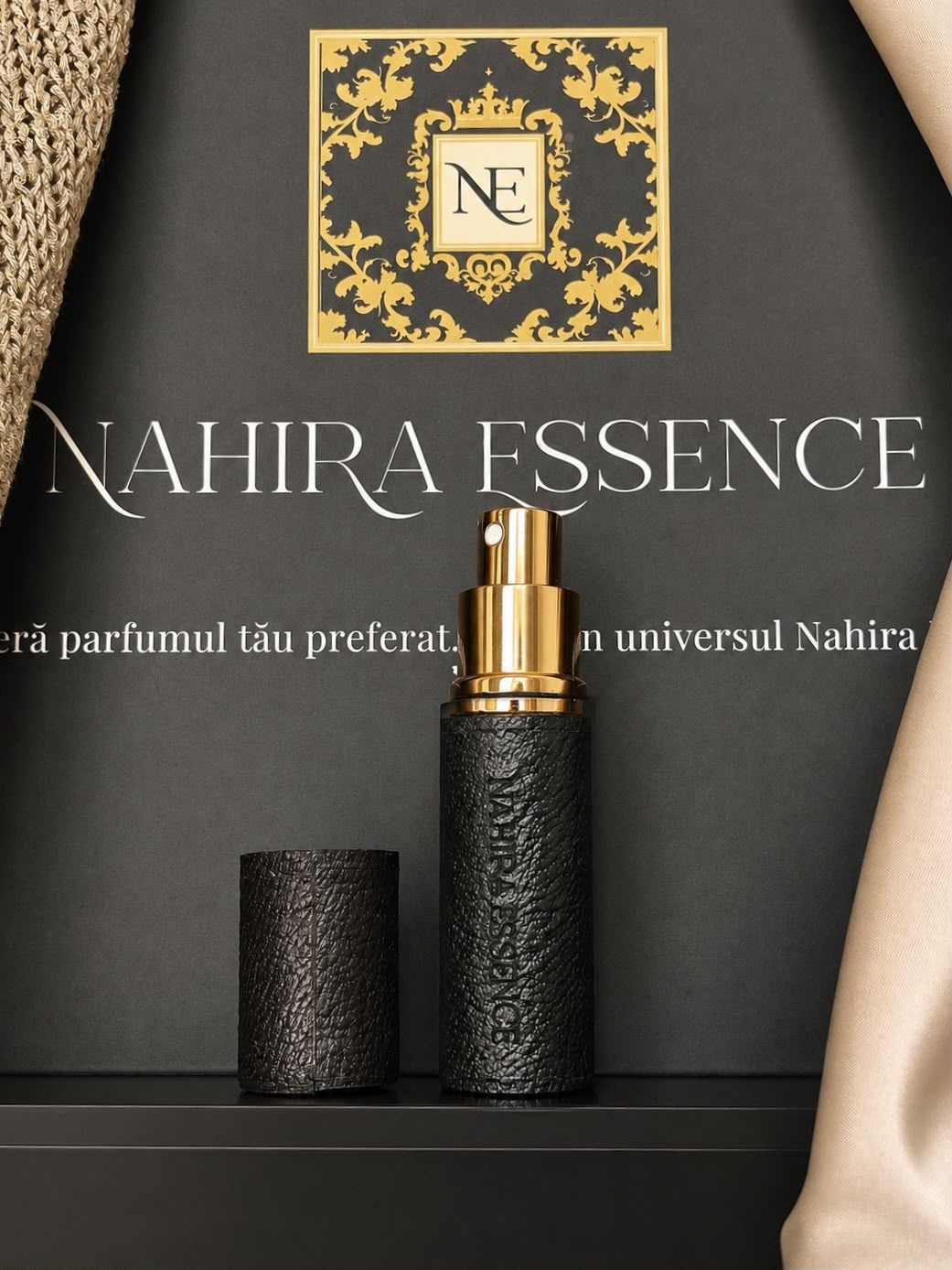 Nahira Essence - Privé | Atomizor Parfum Reîncărcabil Din Piele