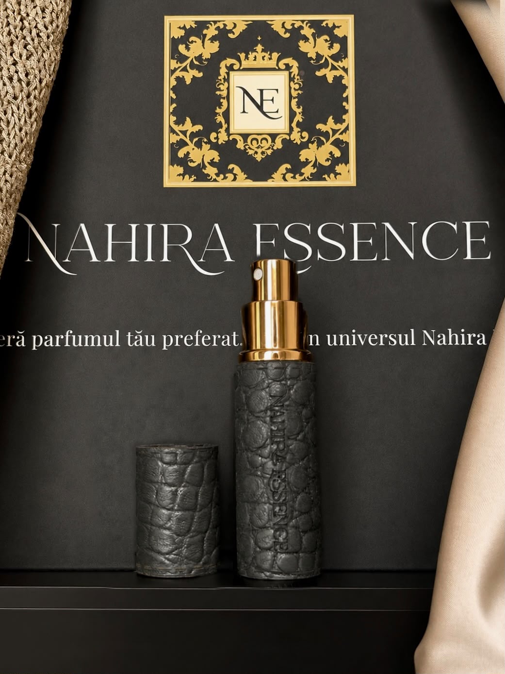 Nahira Essence - Signature | Atomizor Parfum Reîncărcabil Din Piele
