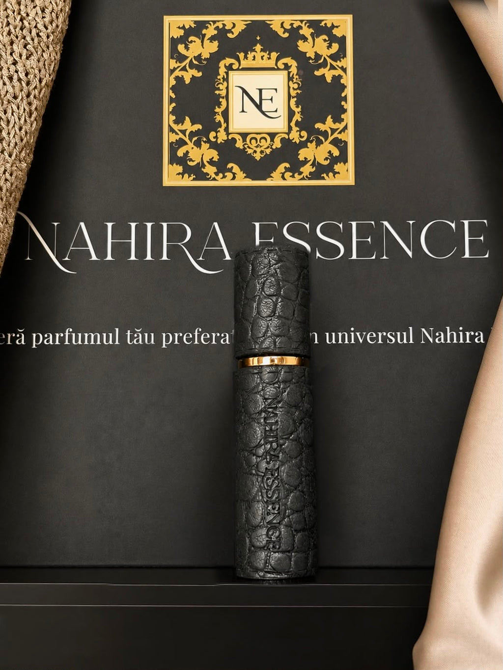 Nahira Essence - Signature | Atomizor Parfum Reîncărcabil Din Piele